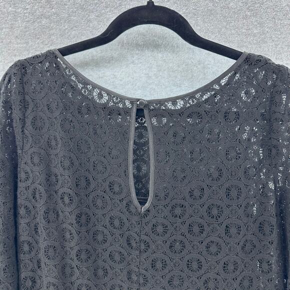 Laundry by Sheli Segal Women's sz 8 Lace Knit Dress with slip wedding guest - Picture 6 of 9